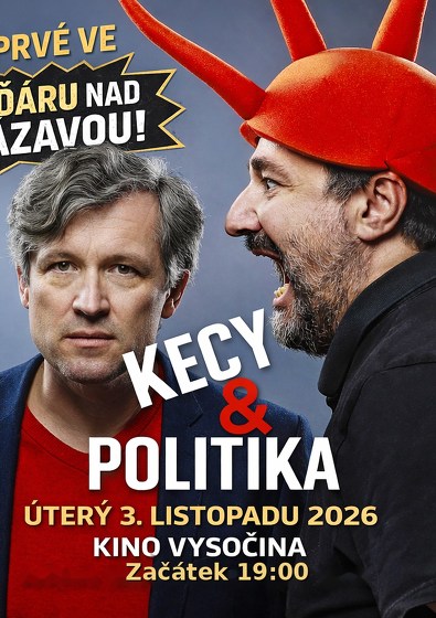 Plakát události Bohumil Pečinka a Petros Michopulos: Kecy & politika - live