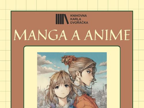 Plakát události Manga a anime v knihovně