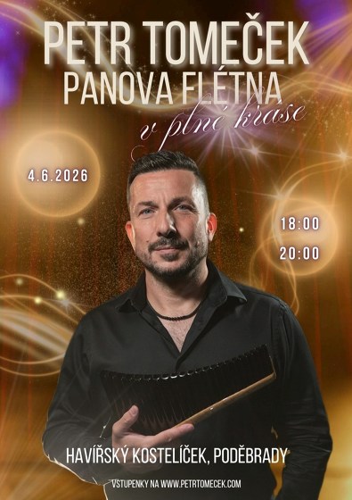 Plakát události Petr Tomeček / Panova flétna v plné kráse