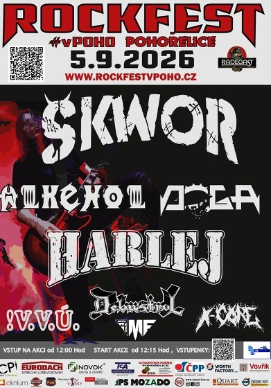 Plakát události ROCKFEST #vPOHO 2026