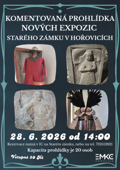 Plakát události Komentovaná prohlídka nových expozic Starého zámku