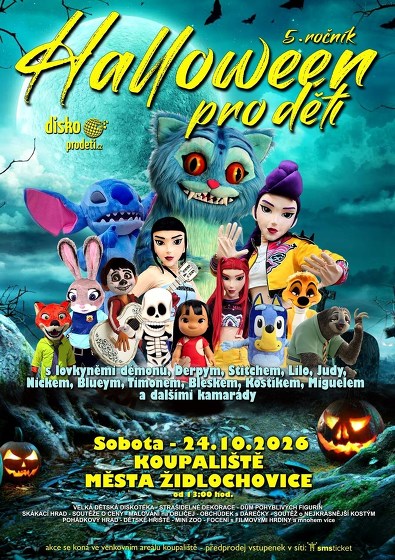 Plakát události Strašidelný Halloween pro děti - 5. ročník