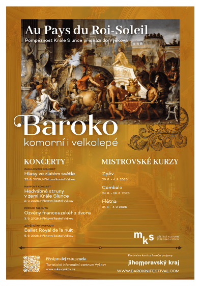 Plakát události Baroko komorní i velkolepé