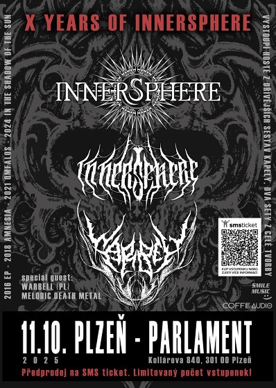 Plakát události X years of INNERSPHERE
