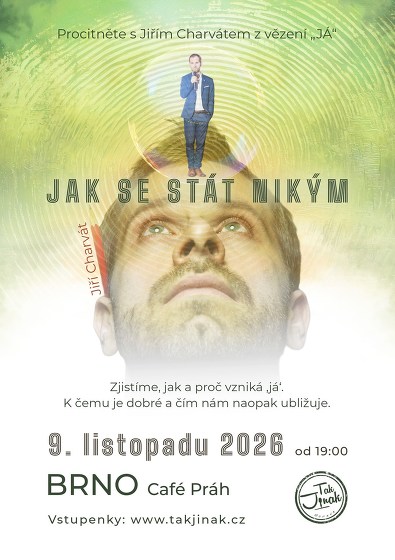 Plakát události Jiří Charvát - Jak se stát nikým
