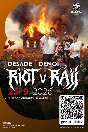 Plakát události Desade a Denoi v Panda Music Club