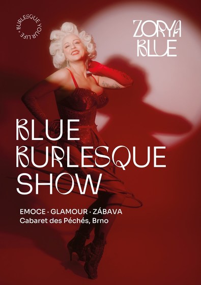 Plakát události Blue Burlesque Show