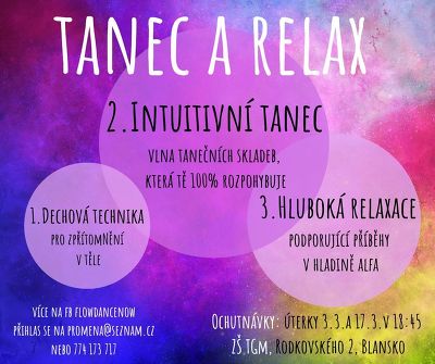 Plakát události Tanec a relax