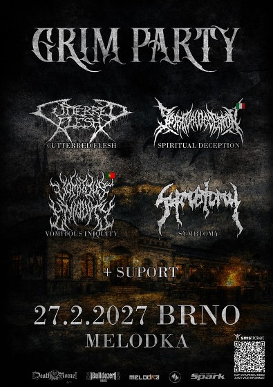 Plakát události GRIM PARTY - Brno Melodka