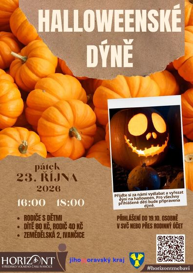 Plakát události Halloweenské dýně 2026