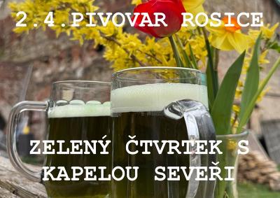 Plakát události Zelený čtvrtek s kapelou Seveři