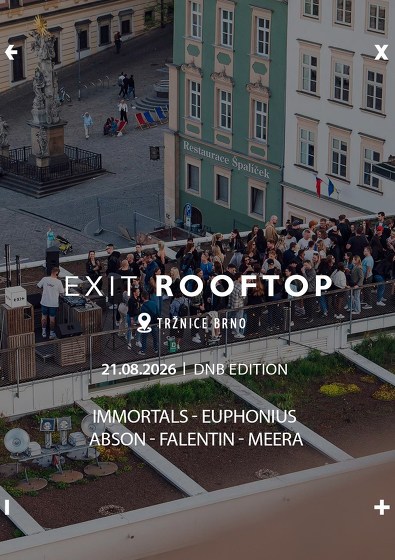 Plakát události EXIT Rooftop [DnB edition]