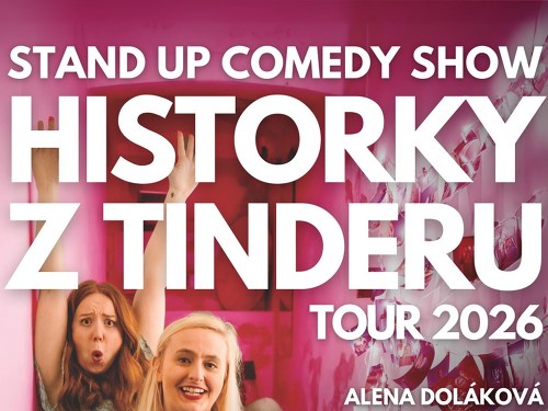 Plakát události Historky z Tinderu Tour 2026