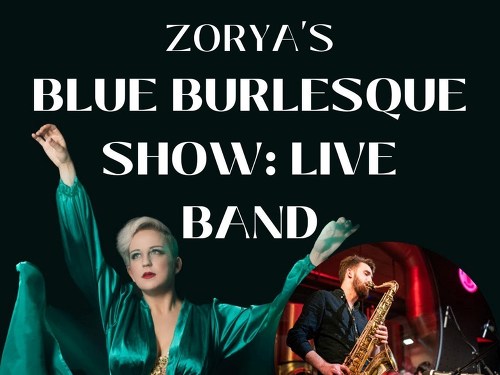 Plakát události Blue Burlesque Show | Live Band