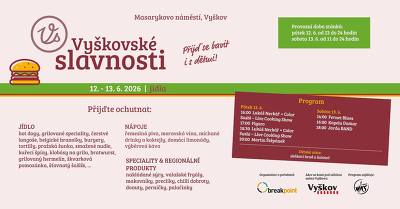 Plakát události Vyškovské slavnosti jídla