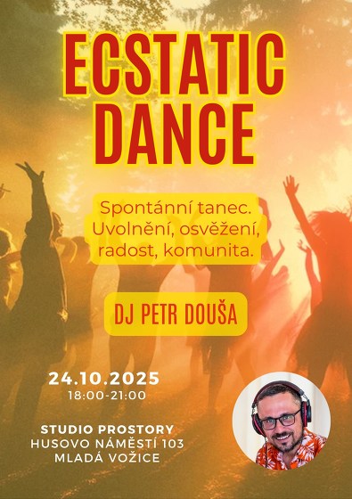 Plakát události ECSTATIC DANCE - DJ Petr Douša