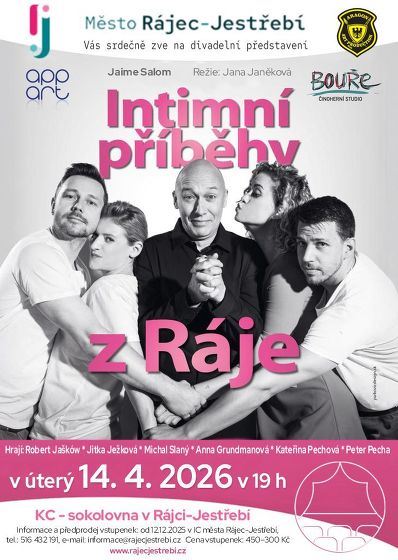 Plakát události Intimní příběhy z Ráje