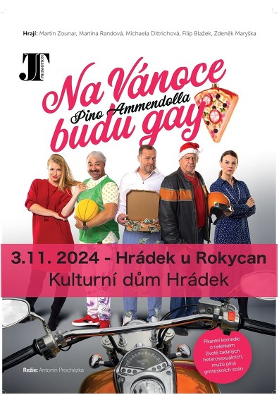 Plakát události Na Vánoce budu gay
