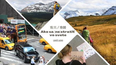 Plakát události Ako sa (ne)stratiť vo svete