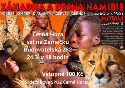 Plakát události Záhadná a drsná Namibie
