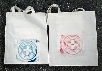 Plakát události Barevné tašky - tisk na textil
