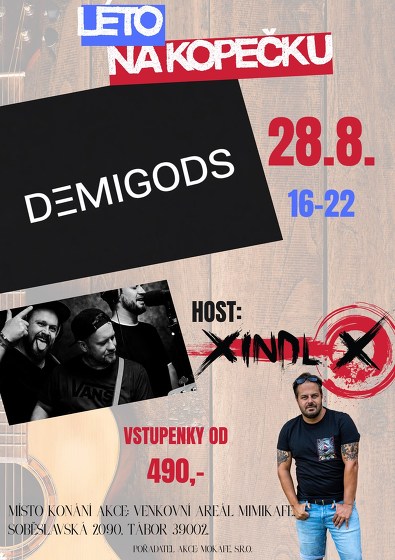Plakát události Demigods v Táboře