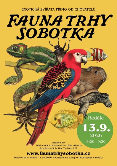 Plakát události Faunatrhy Sobotka