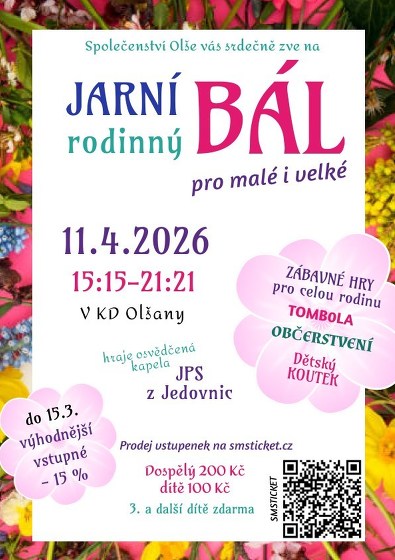 Plakát události Jarní rodinný bál