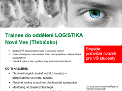 MANN+HUMMEL (CZ) nabízí práci na pozici Trainee do oddělení LOGISTIKA  Nová Ves (Třebíčsko) v obci Nová Ves