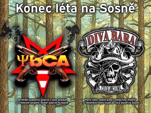 Plakát události Divá Bára + YBCA