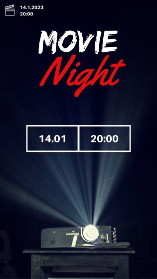Plakát události MOVIENIGHT 2023