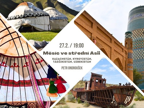 Plakát události Měsíc ve střední Asii