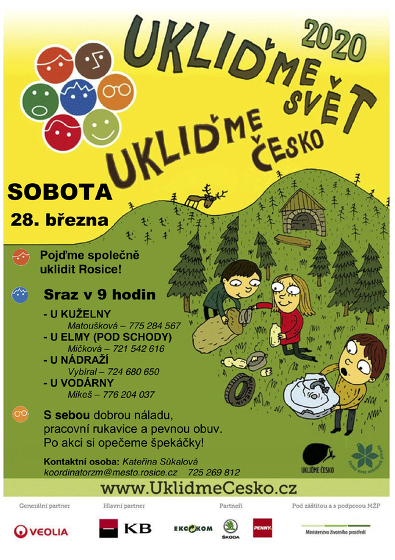 Plakát události Ukliďme Rosice
