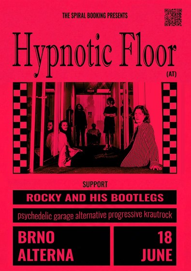Plakát události Hypnotic Floor (AT) | Rocky and His Bootlegs