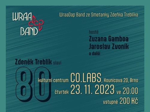 Plakát události WraaDap Band – Koncert „80“