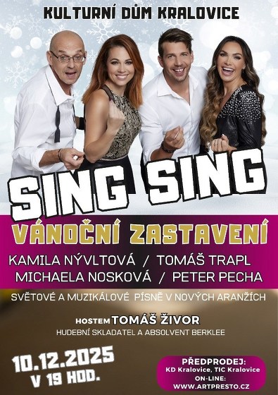 Plakát události Sing Sing