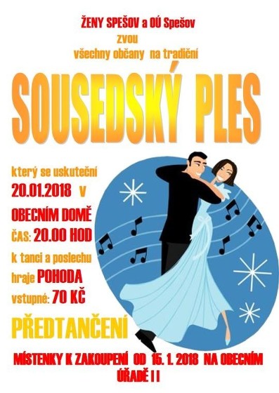 Plakát události Sousedský ples