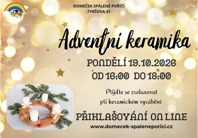 Plakát události Adventní keramika