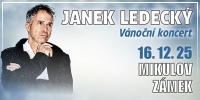Plakát události Janek Ledecký Vánoční koncert