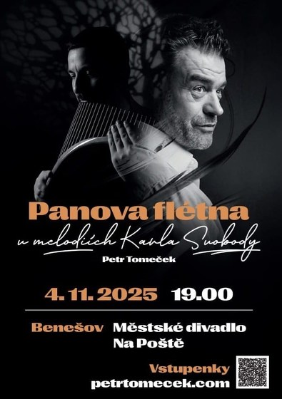 Plakát události Petr Tomeček / Panova flétna v melodiích Karla Svobody
