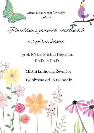Plakát události Přednáška o jarních rostlinách