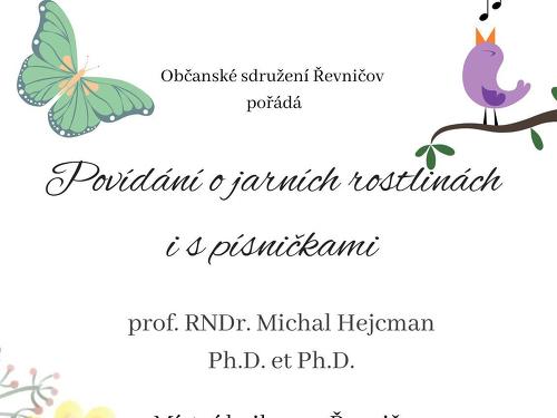 Plakát události Přednáška o jarních rostlinách