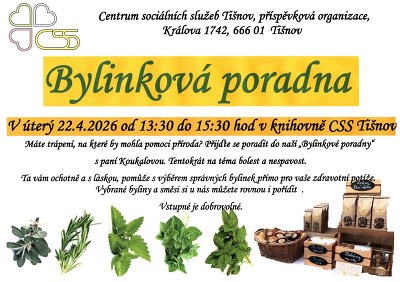 Plakát události Bylinková poradna