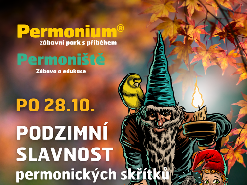 Plakát události 📢 Podzimní slavnost Permonických skřítků