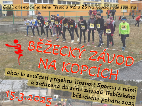 Plakát události Běžecký závod Na Kopcích 2025