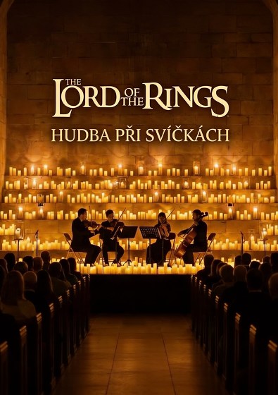 Plakát události Hudba Pána Prstenů při svíčkách