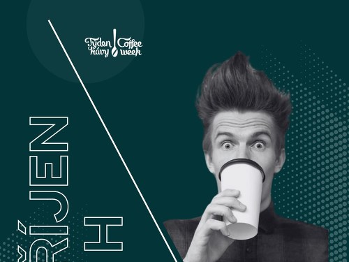 Plakát události Kávové kvízování - hra Týden kávy