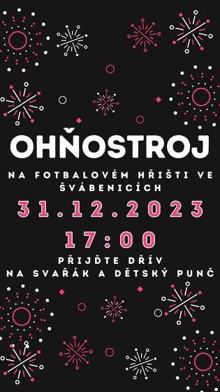 Plakát události Ohňostroj Švábenice