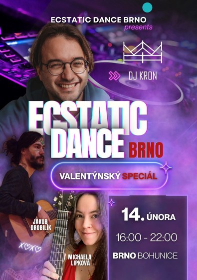 Plakát události DJ KRON | Ecstatic Dance Brno