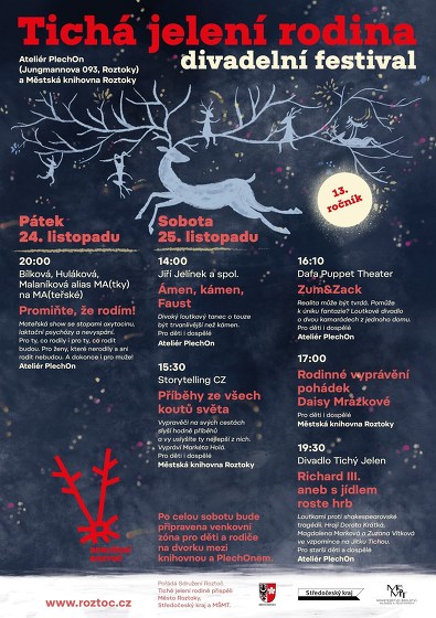 Plakát události Richard III. - divadelní festival Tichá jelení rodina